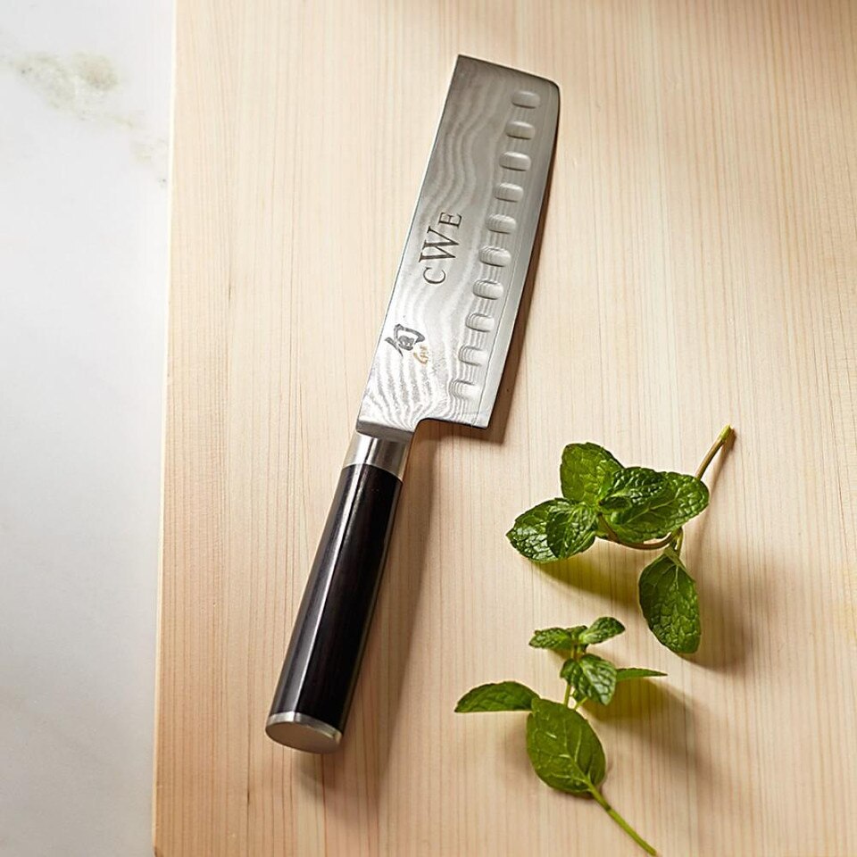 Shun Classic HollowGround Nakiri Knife Williams Sonoma AU
